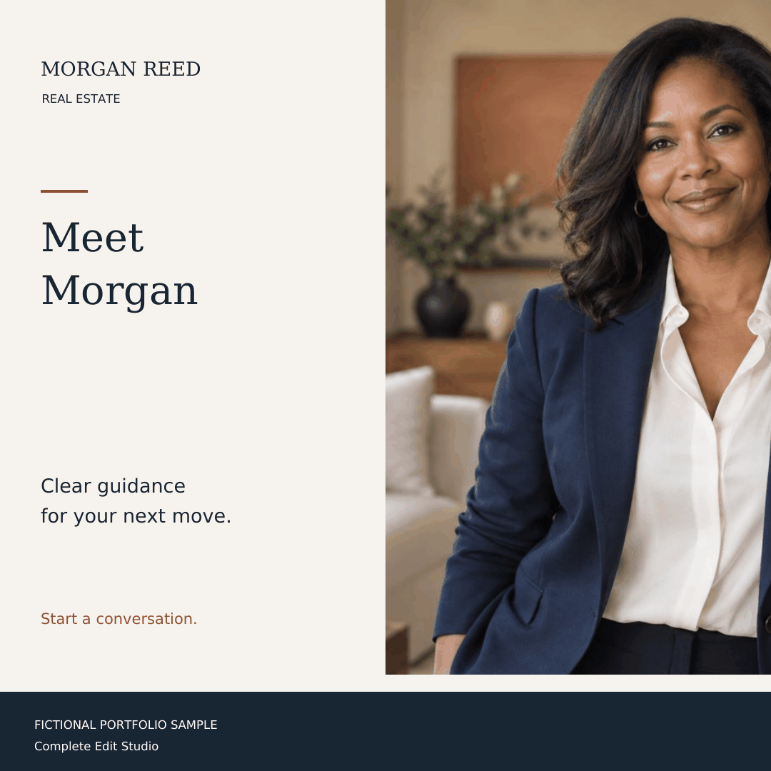 Meet Morgan social graphic